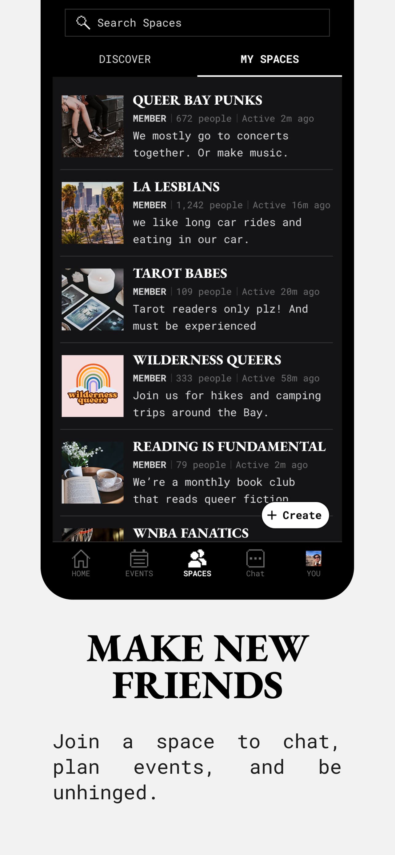 Freddie app screenshot