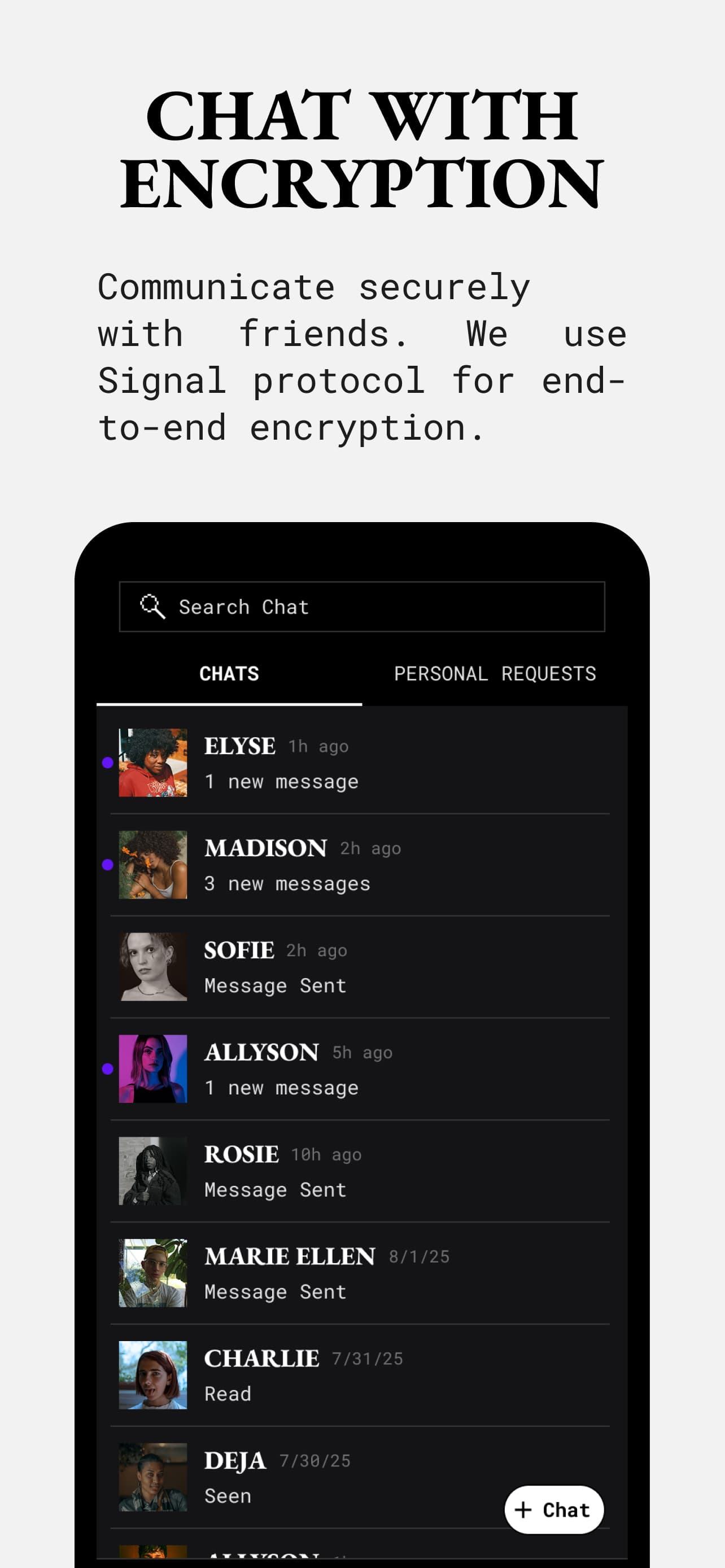 Freddie app screenshot