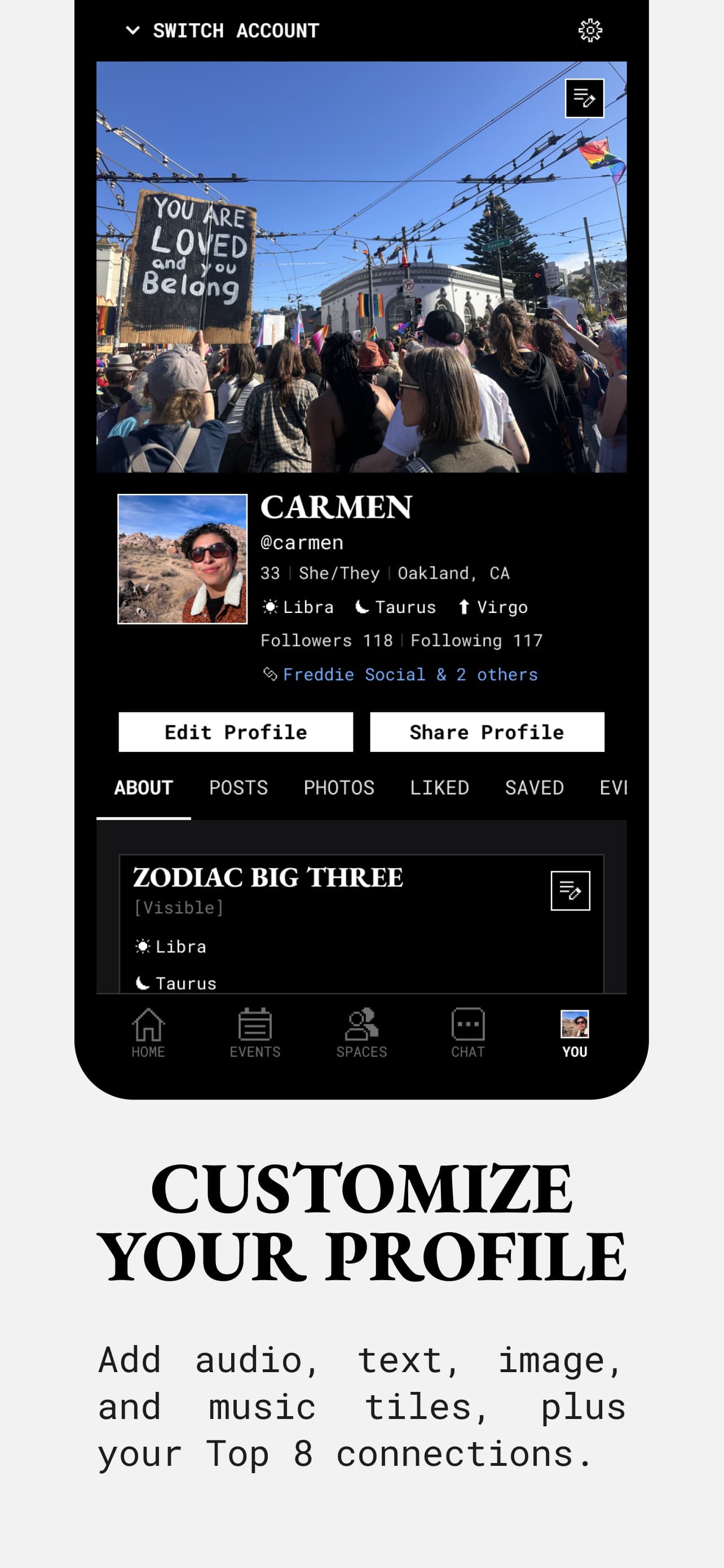 Freddie app screenshot